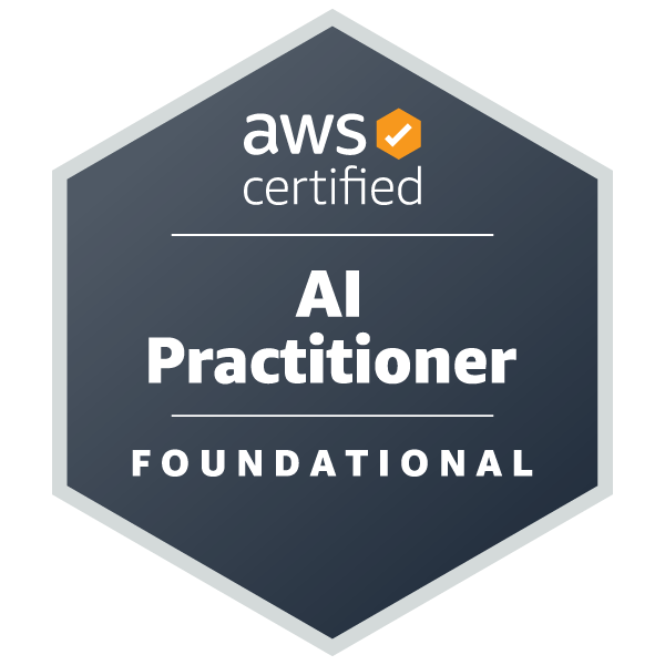 AWS Certified AI Practitioner (AIF-C01) badge